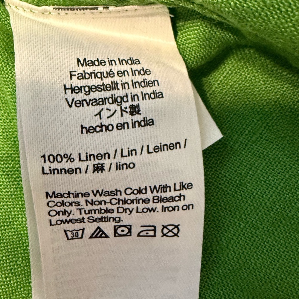 J. Crew Womens Petra Mini Linen Dress NWT XXS Kelly Green - Picture 8 of 10